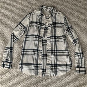 Black and white flannel from American Eagle